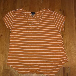 Mustard/White Striped Shirt